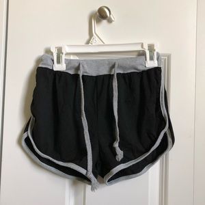 Black and grey shorts, NWOT